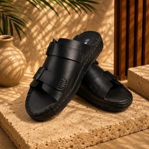 Original Leather Double Buckle Sandal